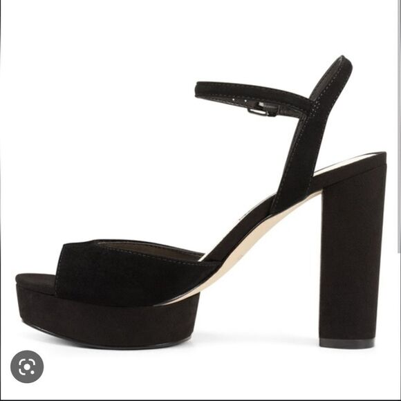 NIB Nine West suede platform heels 7 - Picture 2 of 12